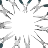 Ювелирное украшение, плоскогубцы с игольчатыми наконечниками, плоскогубцы с изогнутым носом, ножницы ручной работы, «сделай сам»