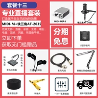 Пакет 13 м звуковая карта+Железный треугольник AT-2035