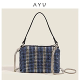 Сумка через плечо, универсальная брендовая сумка подмышку, барсетка, 2020, из натуральной кожи