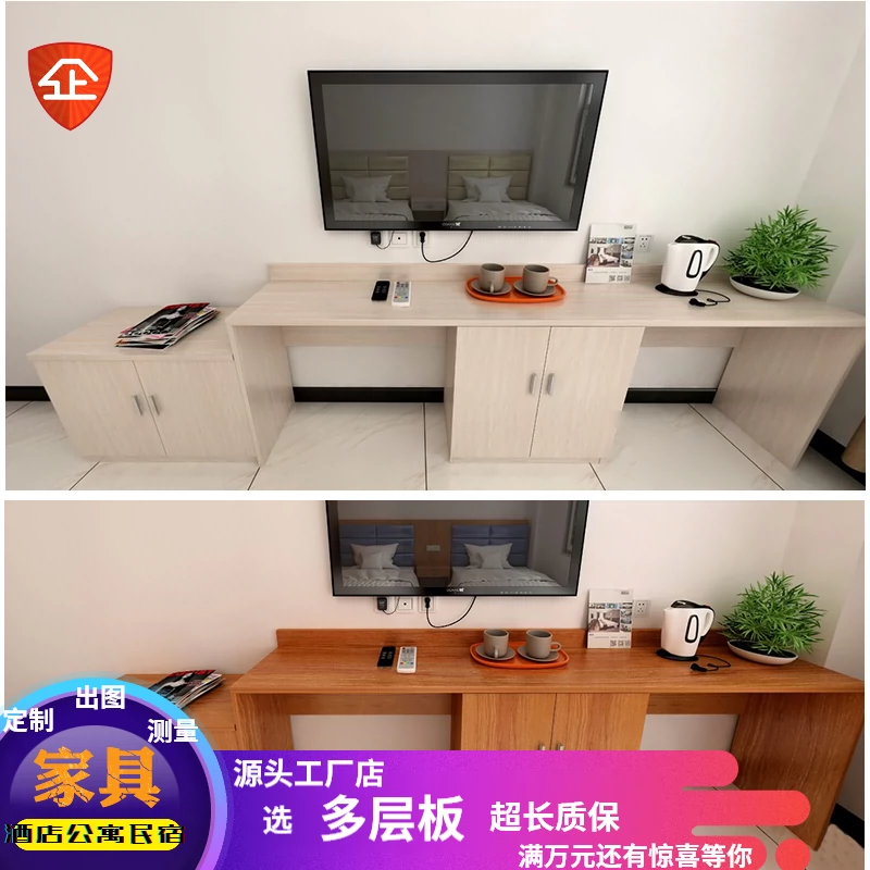 Beijing Express Khách sạn Nội thất Máy tính Bàn để đồ Tủ đựng đồ TV Bàn cực dài Mặt bàn Nội thất tùy chỉnh Bàn đầu giường - Nội thất khách sạn