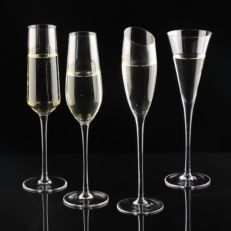 Personality champagne glass home lead-free glass goblet creative wine wine wine glass bar bar cocktail cup set