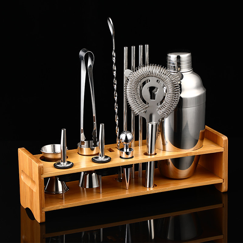 Stainless Steel Winemaker Suit Snowk Cups Cocktails Shake Cups Snowk Pots Self-taught Bar complete set of winery tools