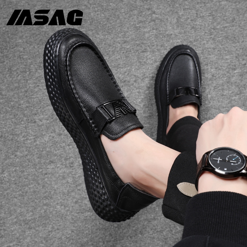 Fall New Men Lefu Shoes Han Edition Current Fashion Shoes and Bean Shoes