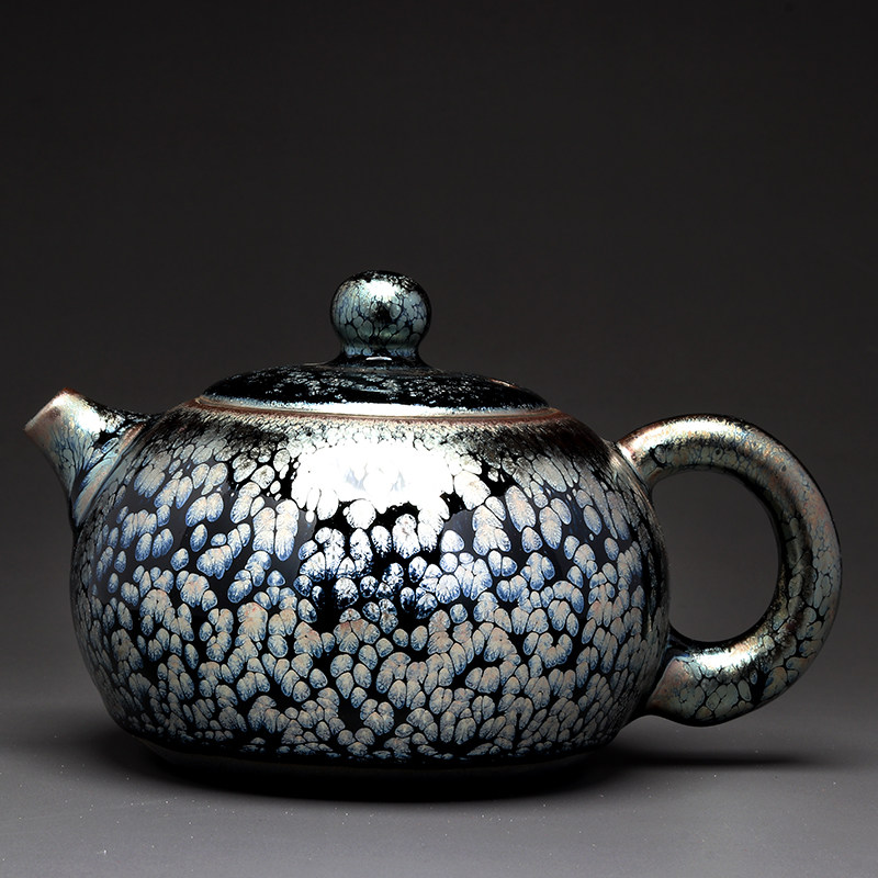 Jianyang Jian Teapot Pure Handmade Bubble Teapot Tea Cup Suit Home Single Pot Big West Sch Ruyi Stone Ladyer Pot