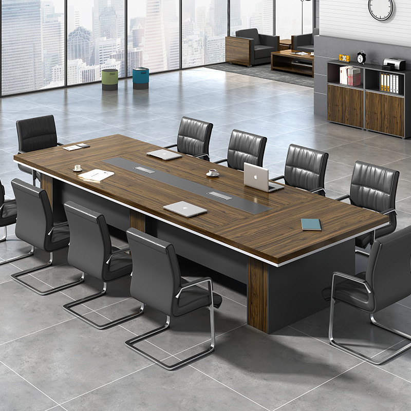 Jung Heng Office Furniture Meeting Table Long Table And Chairs Combination Brief Modern Negotiation Table Big Small Negotiating Table Training Table