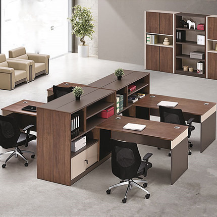 Rongheng Furniture Office Furniture Staff Desk Combination 2 4 People Screen Bit Staff Table Computer Desk Work Bit