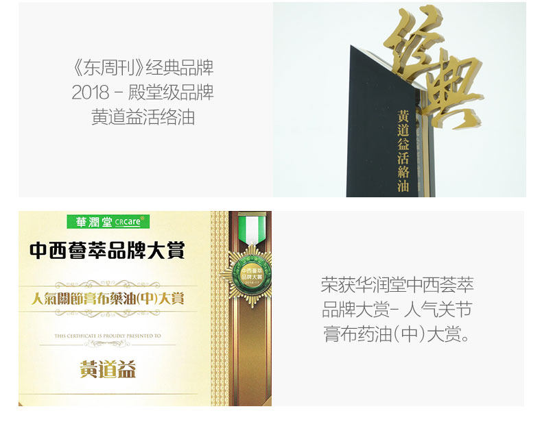 香港版 黄道益 活络油 50ml*2瓶 跌打损伤舒经活络 图8