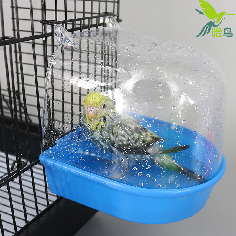 Bird with bath tub Bath Tub Small Bird Bathing Ware PHOENIX PEONY TIGER LEATHER PARROT SUPPLIES BIRD TOY BIRD CAGE ACCESSORIES