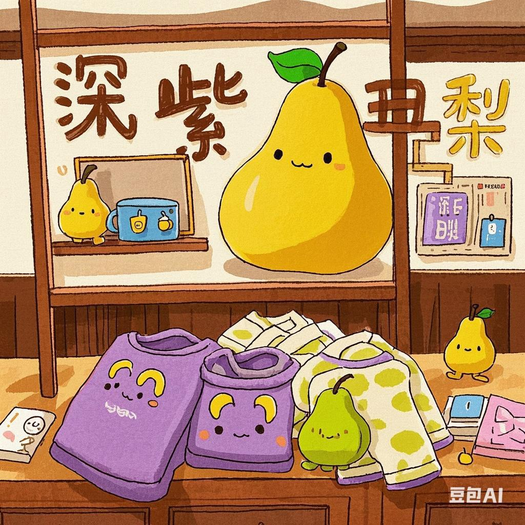 深紫丑梨