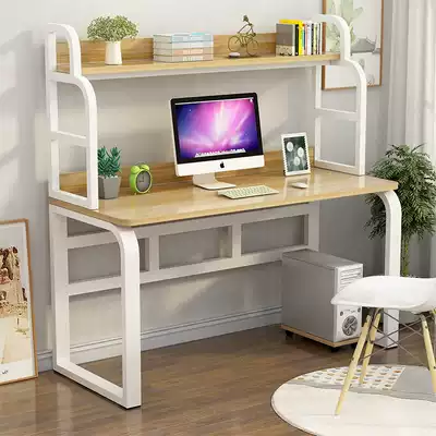 Computer desk desktop simple desk bookshelf combination simple desk home bedroom student desk office study