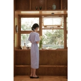 Летняя ретро приталенная длинная юбка, сиреневый корсет, платье, французский стиль, изысканный стиль