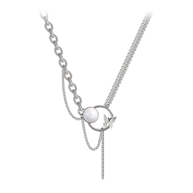 (End) Necklace women ins hip hop tide niche design sense cold wind collarbone chain choker neck chain accessories