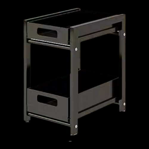 Кухонный встроенный шкаф, выдвижная корзина под раковиной, стеллаж для хранения, многофункциональный набор кухонных гаджетов для хранения посуды и специй