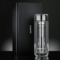 German Diamond Cup high-grade insulated glass Cup mens tea separation tea cup business water cup gift customization