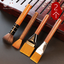 Tea brush does not fall off kung fu tea set tea tray brush tea ceremony drinking pot pen tea scraper brush cleaning tea sweeping brush brush