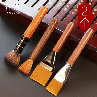 Tea brush does not fall off kung fu tea set tea tray brush tea ceremony drinking pot pen tea scraper brush cleaning tea sweeping brush brush