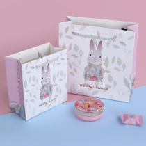 Brief Joins Wind Gifts Packaging Bags Girls Hand Bags Birthday Gift Bags Rabbit Cute Companion Gift Bags