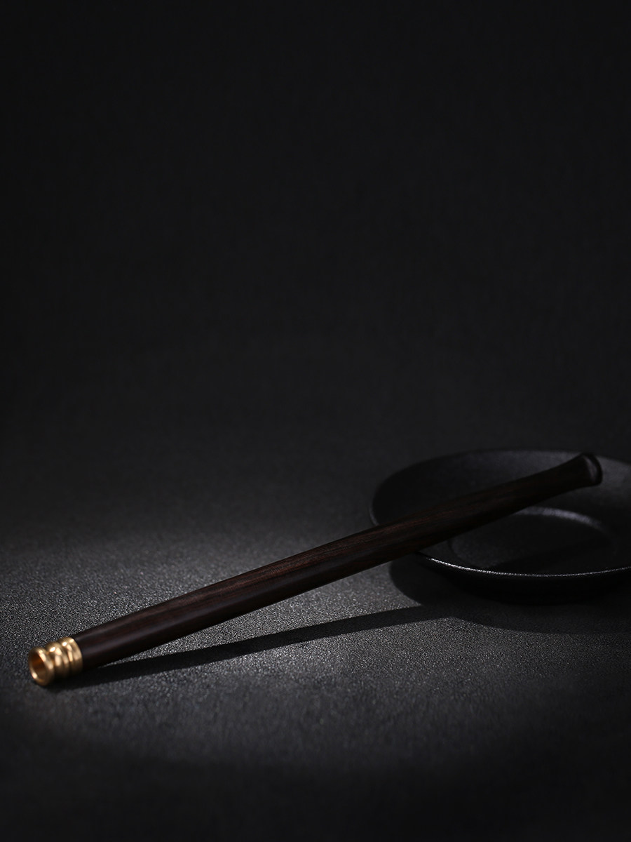 수제 보라색 백단 확장 필터 담배 홀더 사이클 빨 수있는 두껍고 얇은 담배 이중 목적 마호가니 파이프 창조적 인 선물