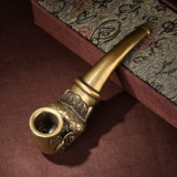 Мужская дизайнерская старомодная медная креативная курительная трубка ручной работы, креативный подарок