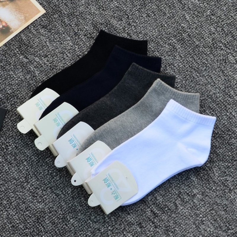 Men's Clothing Socks Men's Boat Socks Men's Clay Soil Socks socks Pure cotton Short-cylinder Deodorant Suction sweat spring and summer New boat