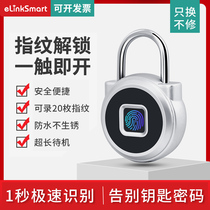 Fingerprint lock padlock Home anti-theft waterproof door lock head phone smart Bluetooth Dormitory Small Lock big All