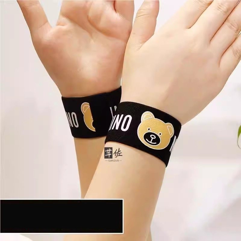 Wrist Scar-Covering Jewelry, Harajuku Style Wristband, Thin, Trendy, Fashionable, Sporty, Personalized Decoration, Elastic Bracelet for Men and Women