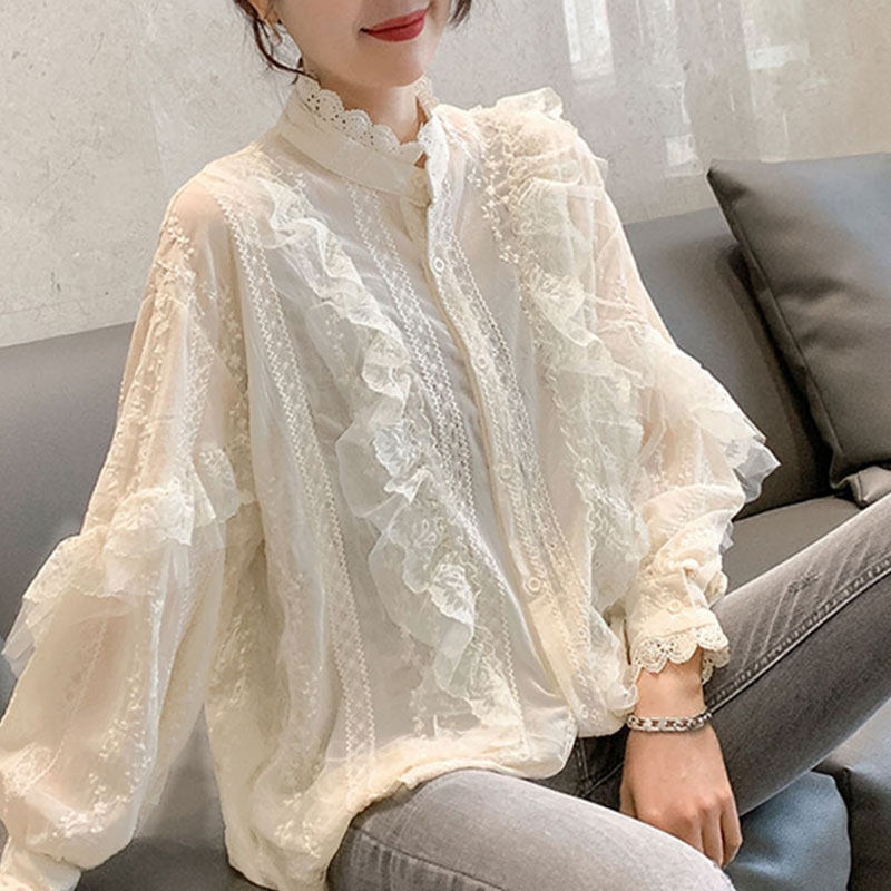 Распродажа, устранение протечек, прилавки ведущих брендов, торговые центры, снятие весенних и осенних рубашек стандартного кроя, кружевных шифоновых блузок с длинными рукавами, женские