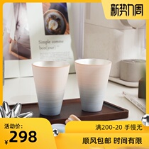  (Xiangshang * Yunchu Cup)Elegant Chaoxia high-end silver color American coffee cup ceramic held in the palm of your hand