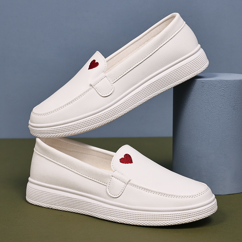 Nurse shoes in summer soft sole breathable non-slip without tight feet in summer medical care spring and autumn work little white single shoes