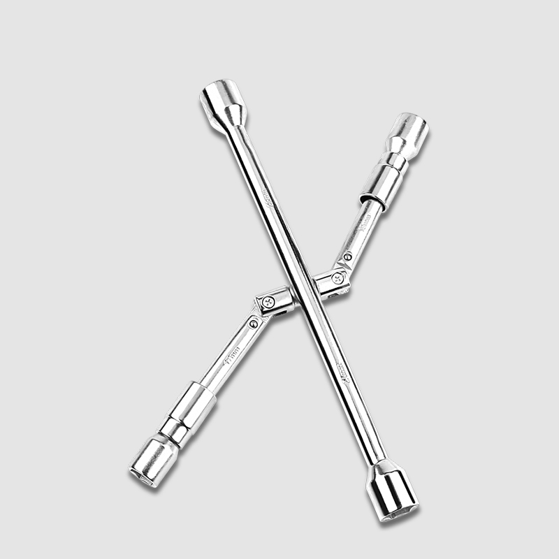 Folding Cross Wrench Cross Sleeve Small Sedan Tire Wrench Maintenance Tool Emergency Car Supplies