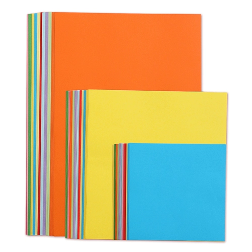 Детское оригами ручной работы, комплект, квадратная двусторонная трехмерная цветная карта для школьников, детские милые поделки из бумаги для детского сада, полный комплект