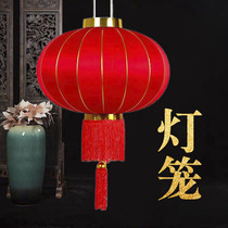 Big red lantern wordless advertising decoration Festive and festive commercial building door decoration Spring Festival New Year outdoor waterproof sunscreen