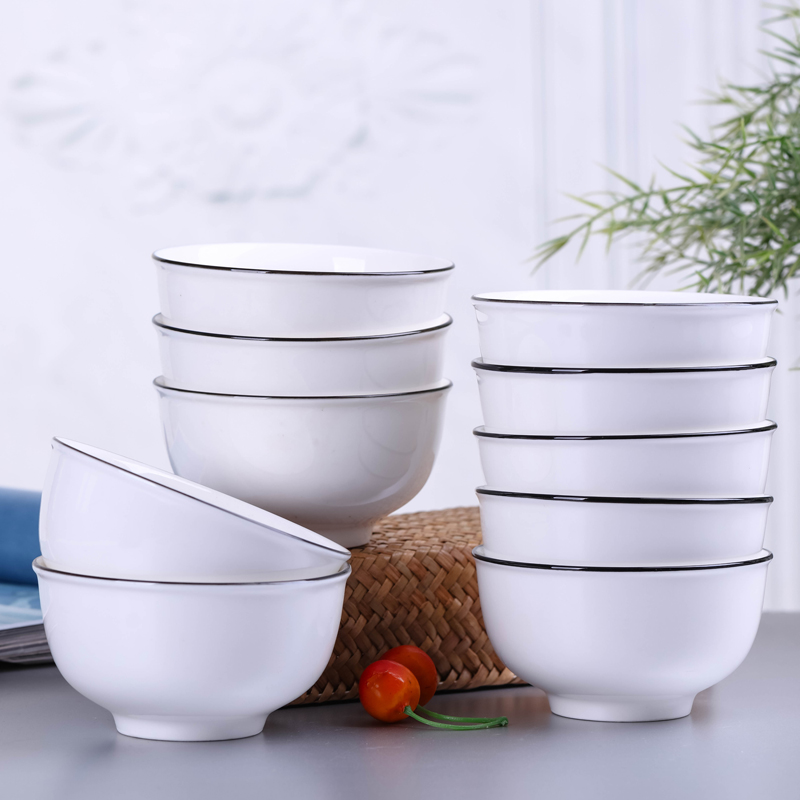 Rice bowl home Nordic ins new ceramic bowl soup bowl ceramic bowl rice bowl student noodle bowl Japanese style 4 5 5 inches