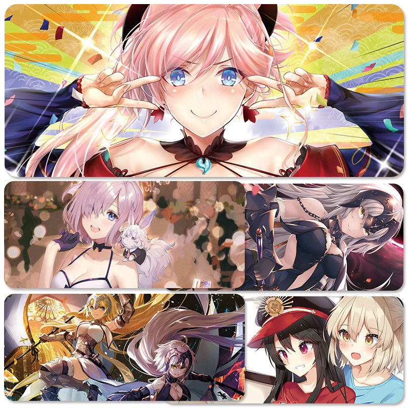 fgo fate mouse pad laptop pad animated high color lock keyboard thickens desktop table pad
