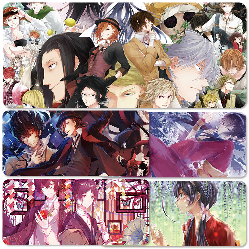 Help Wenhao wild dog mouse pad oversized anime Atsushi Nakajima Dazaiji Two yuan table pad student customization