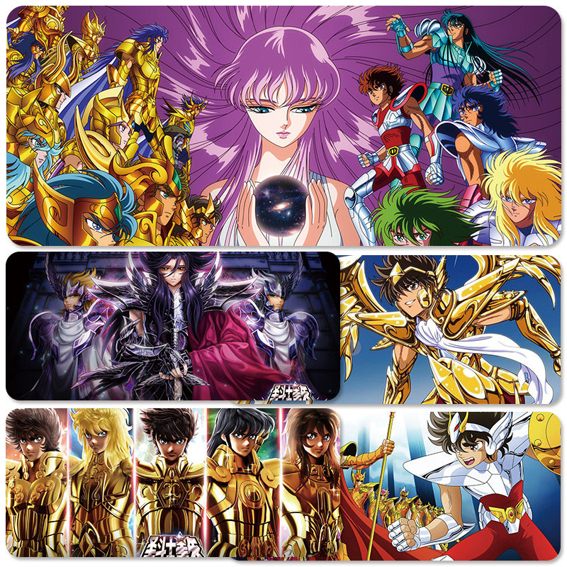 Help Saint Seiya mouse pad oversized anime Saint Cloth Myth EX Twelve Golden Soul Pluto Aiolia