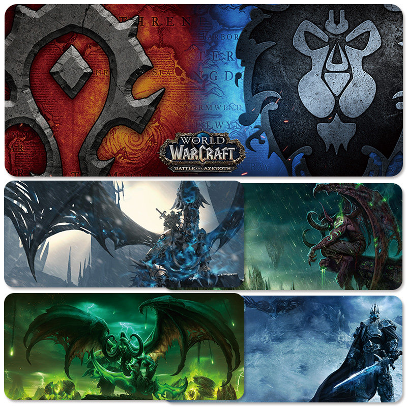 World of Warcraft World Mouse Pad Mega Electric Race Custom Table Mat Gaming Keyboard Computer Office Lock Side Slip Rat Mat