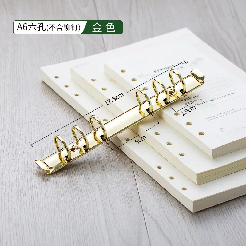Золотая книга с аксессуарами, лист отрывающийся, DIY, 5A, розовое золото