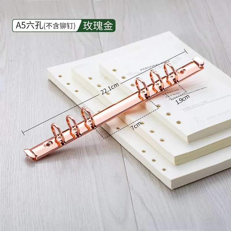 Золотая книга с аксессуарами, лист отрывающийся, DIY, 5A, розовое золото