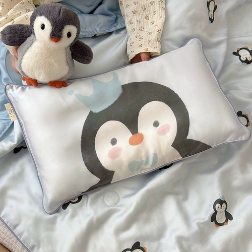 Наволочка, летняя детская шелковая подушка для детского сада