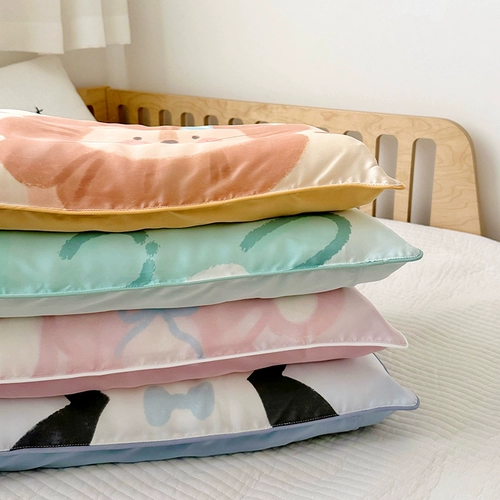 Наволочка, летняя детская шелковая подушка для детского сада