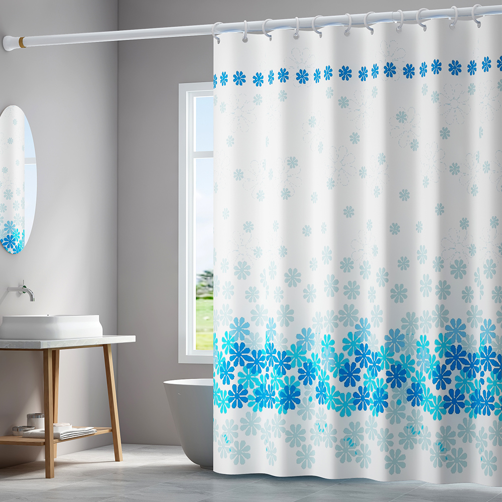 BATH CURTAIN SUIT BATHROOM MAGNETIC FREE STILETTO CURTAIN WATERPROOF CLOTH BATH HOOD MILDEPROOF MAGNETIC SUCTION PARTITION CURTAIN