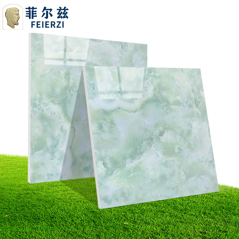 Fields floor tile 800x800 living room Foshan emerald jade body marble tile wear-resistant all-ceramic floor tile