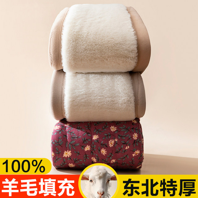 Women's winter cotton trousers, warm trousers, velvet and thickened wool