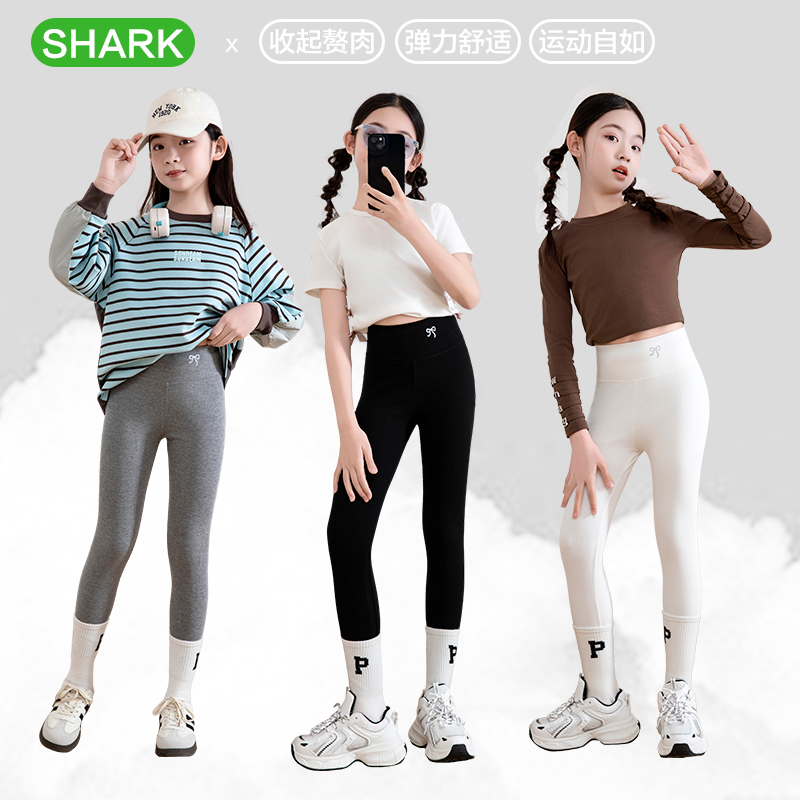 女童打底裤春秋外穿纯棉高腰弹力！这波不冲真的亏麻了