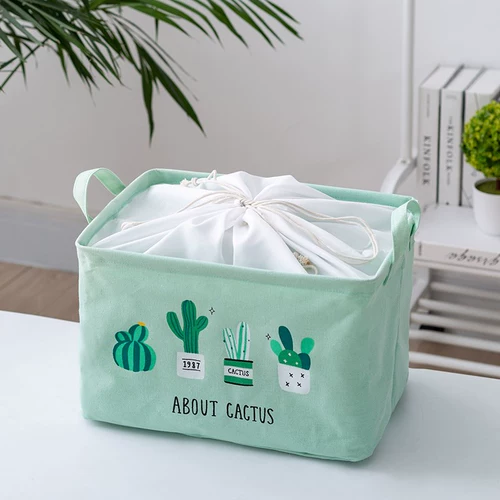 Ткань для домашнего использования, нижнее белье, коробка для хранения, корзина для хранения, носки, ящик для хранения, из хлопка и льна