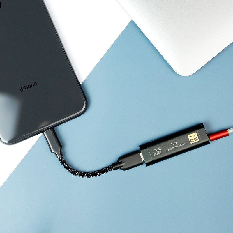 Apply Apple Android small tail portable OTG decoding line TypeC to turn Apple LiLightning line C turn C