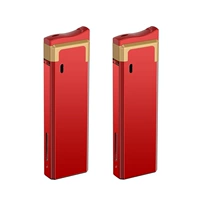 [Металлический прямой ветрозащитный] 2 драгоценного красного 2 драгоценного красного цвета (эталонная цена розничной торговли)