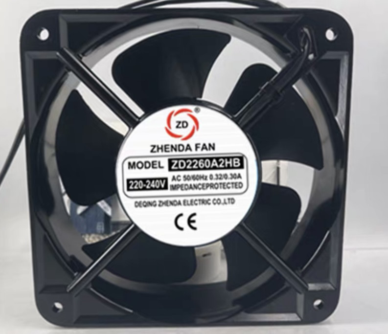 ZHENDA风机 ZD2260A2HB 220-240V 0.32/0.30A 20060轴流风扇22CM