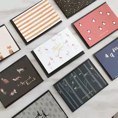 Greeting card small card simple Korean creative ins style girl heart exquisite happy birthday exquisite fashion holiday gift